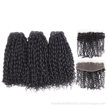 Mink Fumi Hair Telephong Curly Ear To Ear Lace Frontal With Bundles New Hair Styles Fumi Hair